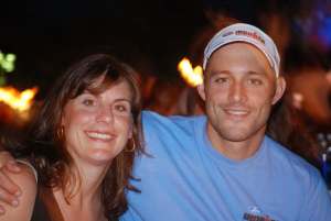 Andrea and SSSMST Alum hubby Jim at Kona 2007