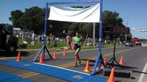 Anna at the Finish Line!